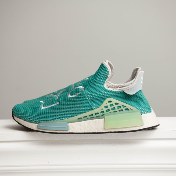 Adidas NMD X Pharrell Human Race Mens Sz 10.5 Shoes Dash Green Athletic Sneakers main image 7